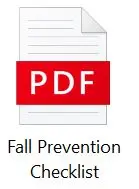 fall prevention checklist thumbnail