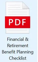 financial & retirement benefit planning checklist thumbnail
