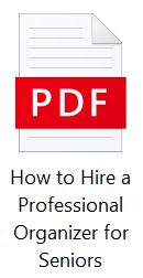 how to hire a professional organizer for seniors
